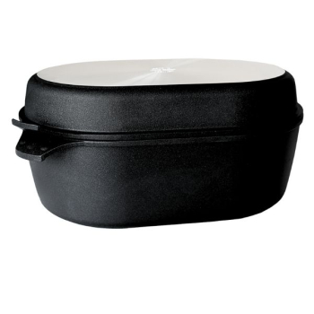 Brytfanna tytanowa 42cm/28cm/20cm/10L + pokrywa tytanowa - SKK  i indukcja